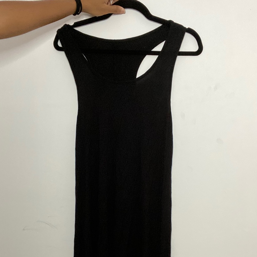 Black High-Low Maxi Dress - Picture 2 of 3